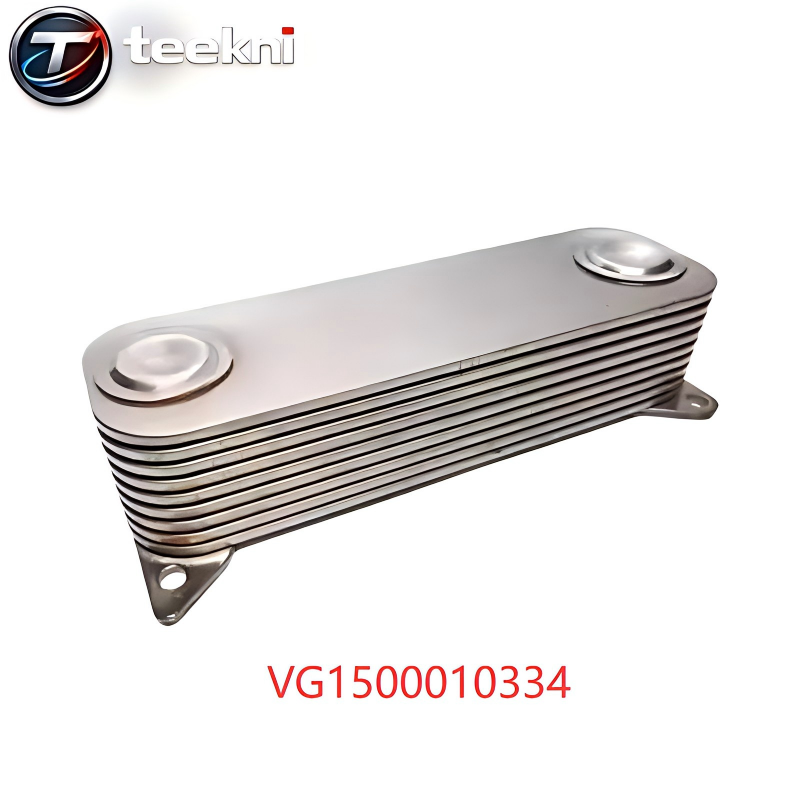 Engine Oil Cooler Core Assembly VG1500010334 for Sinotruk HOWO / Weichai WD615 Engine